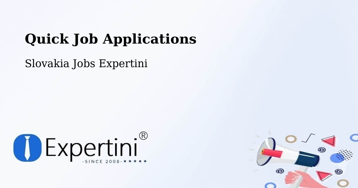 Quick Apply Feature – Okres Levoča - Slovakia Jobs Expertini